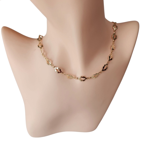 Set Of 3 Gold Stacking Necklaces 16 In. - Picture 2 of 5